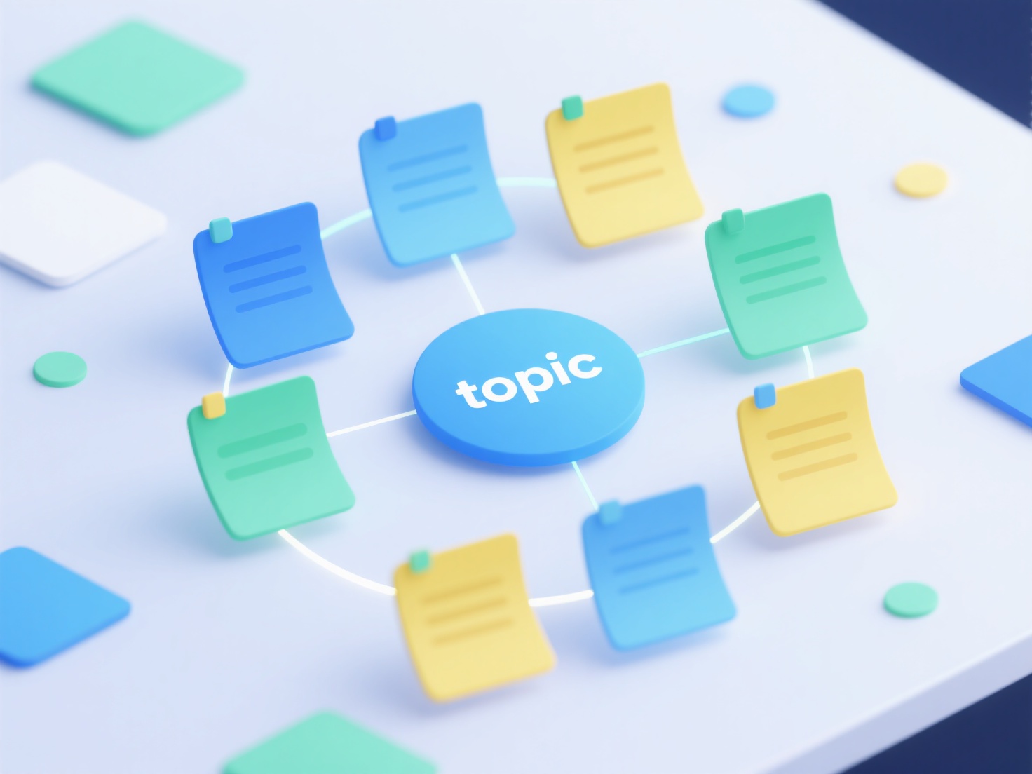 How to categorize research notes for a topic
