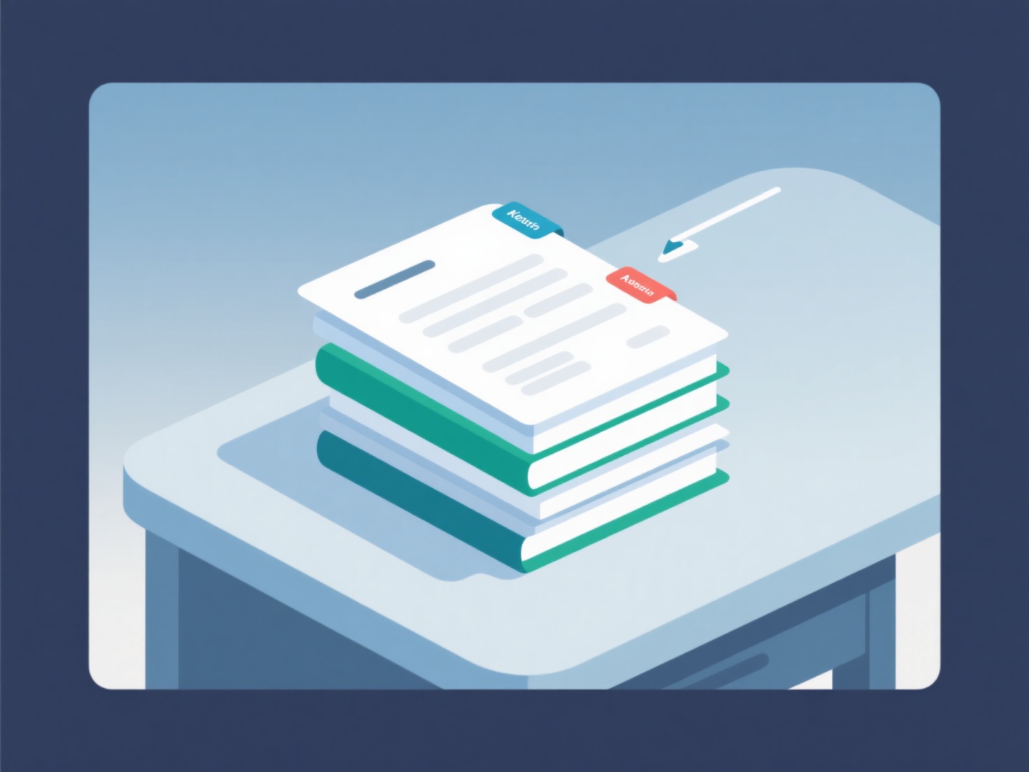 How to organize academic papers using keywords