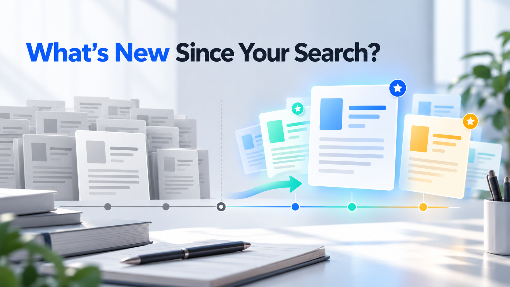 A practical research workflow for how to check what’s new since your last literature search.