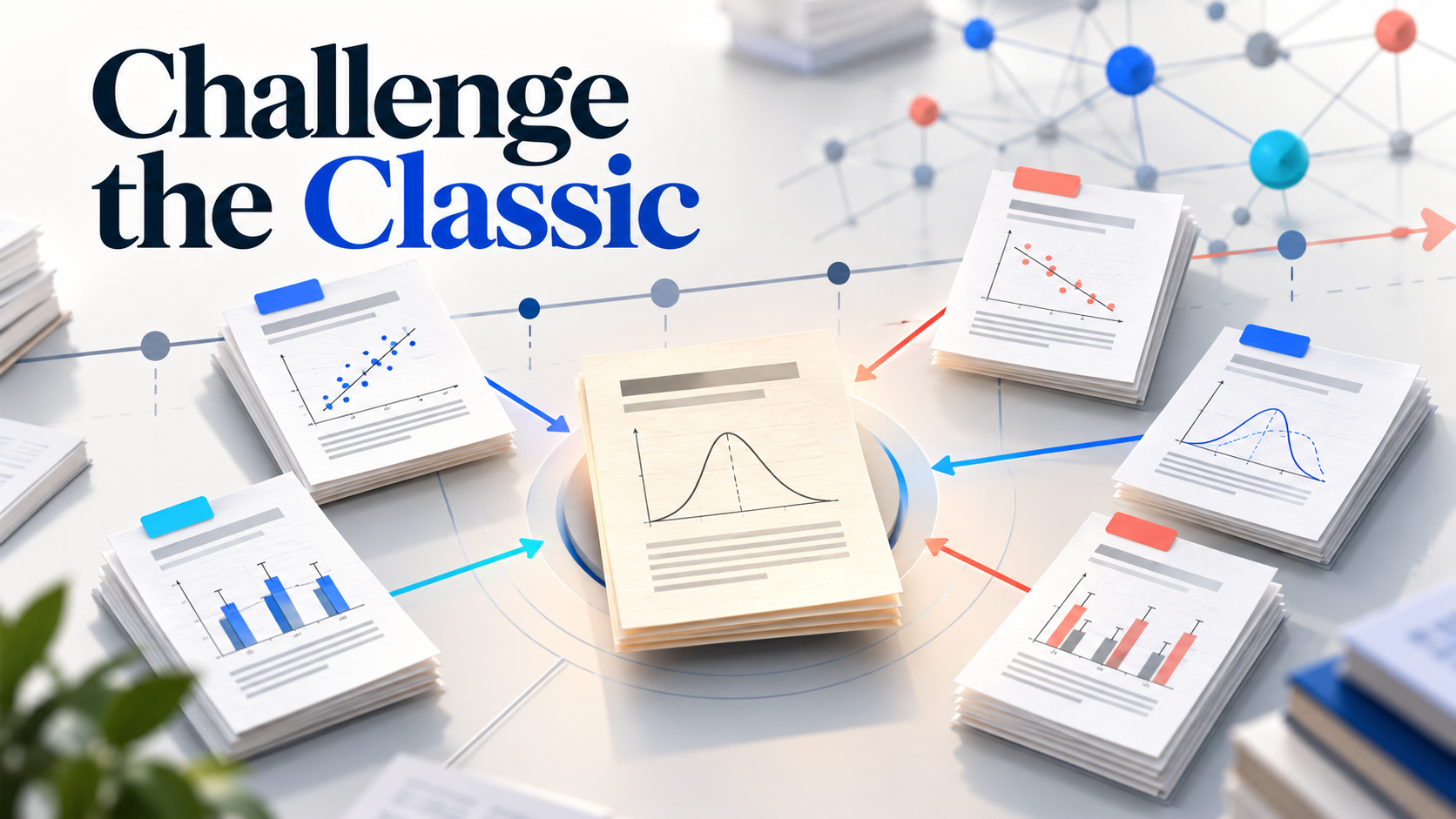 A practical research workflow for how to find recent papers that challenge a classic study.