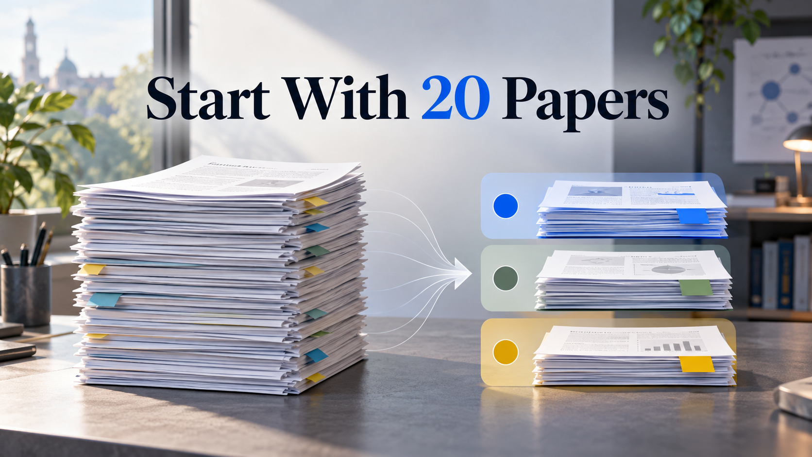 A practical research workflow for my supervisor sent me 20 papers. where do i start?.
